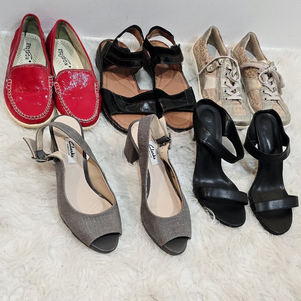 🔥US Size 6 .5 FLASH SALE! Lot of 5 Assorted Women's Shoes – Comfort & Style! - Picture 1 of 16